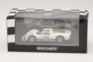 Porsche 906 K Scuderia Filipinetti #148 W. Mairesse / H. Muller Targa Florio Winners 1966 Minichamps 1:43 400666648 Kovina – slika 4 od 4