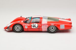 Porsche 906 LH Squadra Tartaruga #40 D. Spoerry / R. Steinemann 12 Hours of Sebring 1967 Minichamps 1:18 100676140 Kovina – slika 4 od 8