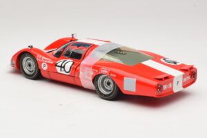 Porsche 906 LH Squadra Tartaruga #40 D. Spoerry / R. Steinemann 12 Hours of Sebring 1967 Minichamps 1:18 100676140 Kovina – slika 7 od 8