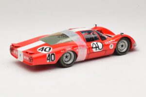 Porsche 906 LH Squadra Tartaruga #40 D. Spoerry / R. Steinemann 12 Hours of Sebring 1967 Minichamps 1:18 100676140 Kovina – slika 3 od 8