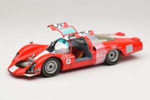 Porsche 906 LH Squadra Tartaruga #40 D. Spoerry / R. Steinemann 12 Hours of Sebring 1967 Minichamps 1:18 100676140 Kovina – slika 2 od 8