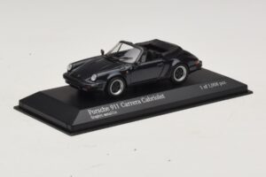 Porsche 911 930 Carrera Cabriolet Siva Metalik Minichamps 1:43 430062037 Kovina – slika 2 od 4