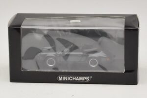 Porsche 911 930 Carrera Cabriolet Siva Metalik Minichamps 1:43 430062037 Kovina – slika 4 od 4