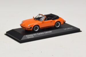 Porsche 911 930 Carrera Cabriolet Oranžna Minichamps 1:43 430062038 Kovina – slika 2 od 4