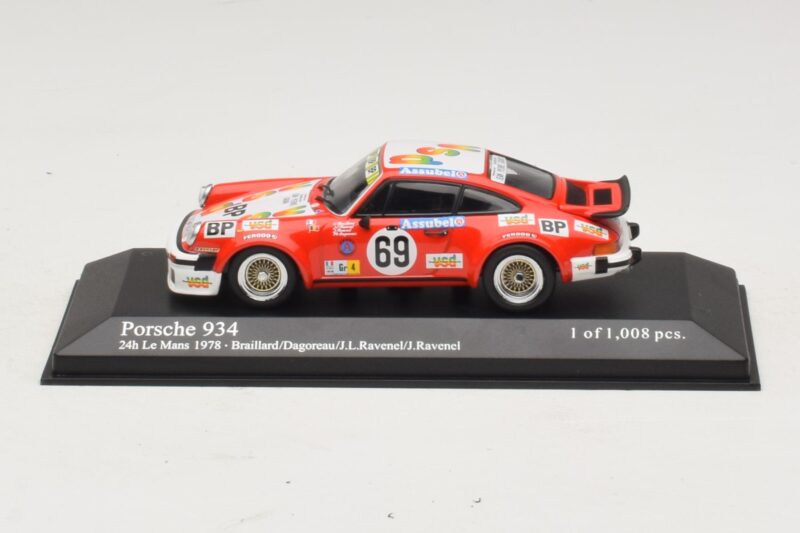 Porsche 911 934 #69 Braillard / Dagoreau 24 Hours of Le Mans 1978 Minichamps 1:43 400786469 Kovina