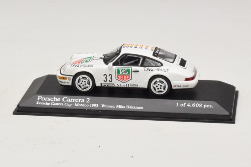 Porsche 911 964 Carrera 2 #33 M. Hakkinen Monaco Carrera Cup Winner 1993 Minichamps 1:43 Porsche 911 964 Carrera 2 #33 M. Hakkinen Monaco Carrera Cup Winner 1993 Minichamps 1:43 430936033 Kovina
