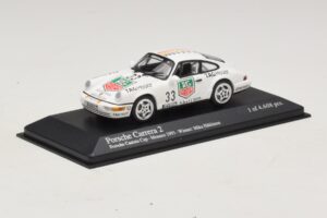 Porsche 911 964 Carrera 2 #33 M. Hakkinen Monaco Carrera Cup Winner 1993 Minichamps 1:43 430936033 Kovina – slika 2 od 4