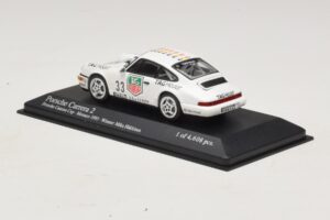 Porsche 911 964 Carrera 2 #33 M. Hakkinen Monaco Carrera Cup Winner 1993 Minichamps 1:43 430936033 Kovina – slika 3 od 4