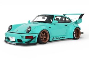 Porsche 911 964 RWB Kashiwa Blue GT Spirit 1:18 GT569 Smola – slika 2 od 2