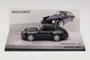 Porsche 911 964 Turbo S 3.6 30. Obletnica Črn Minichamps 1:43 436069171 Kovina
