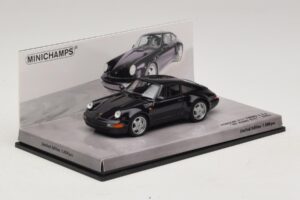 Porsche 911 964 Turbo S 3.6 30. Obletnica Črn Minichamps 1:43 436069171 Kovina – slika 2 od 5
