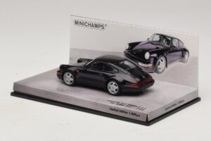 Porsche 911 964 Turbo S 3.6 30. Obletnica Črn Minichamps 1:43 436069171 Kovina – slika 3 od 5