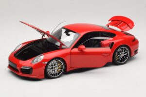 Porsche 911 991 Turbo S Rdeč Minichamps 1:18 110062320 Kovina – slika 3 od 8