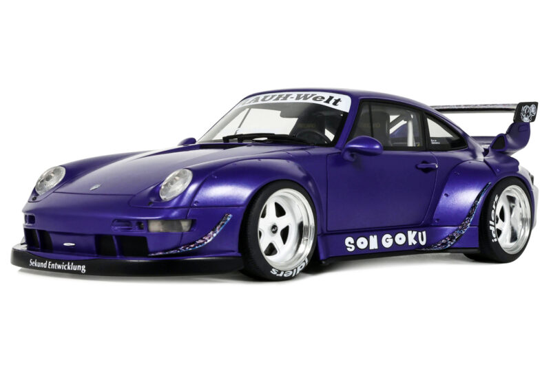 Porsche 911 993 RWB Son Goku Purple GT Spirit 1:18 Porsche 911 993 RWB Son Goku Purple GT Spirit 1:18 GT571 Smola