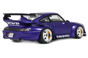 Porsche 911 993 RWB Son Goku Purple GT Spirit 1:18 GT571 Smola – slika 2 od 5