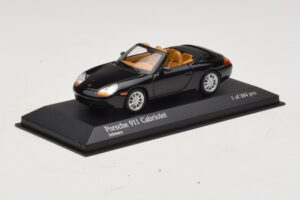 Porsche 911 996 Kabriolet Črna Kovinska Minichamps 1:43 400061090 Kovina – slika 2 od 4