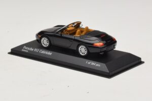 Porsche 911 996 Kabriolet Črna Kovinska Minichamps 1:43 400061090 Kovina – slika 3 od 4