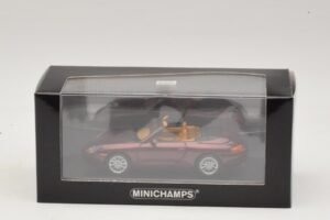 Porsche 911 996 Kabriolet Rdeča Kovinska Minichamps 1:43 400061092 Kovina – slika 4 od 4
