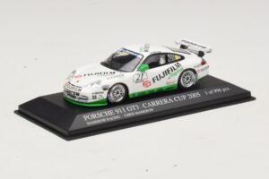 Porsche 911 996 GT3 Cup #21 Mamerow Porsche Carrera Cup Deutschland 2005 Minichamps 1:43 403056221 Kovina – slika 2 od 4