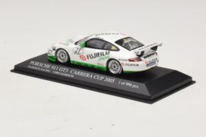 Porsche 911 996 GT3 Cup #21 Mamerow Porsche Carrera Cup Deutschland 2005 Minichamps 1:43 403056221 Kovina – slika 3 od 4