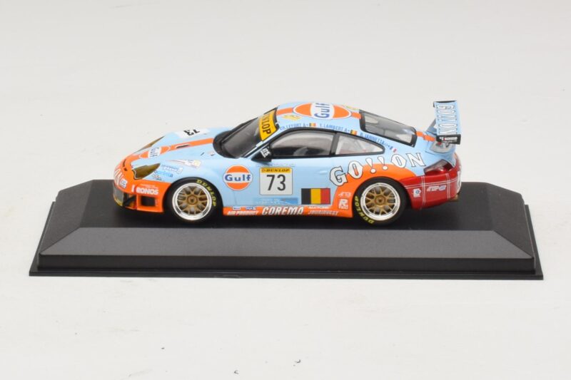 Porsche 911 996 GT3 RSR Gulf #73 Lefort / Lambert 1000km Spa 2005 Minichamps 1:43 Porsche 911 996 GT3 RSR Gulf #73 Lefort / Lambert 1000km Spa 2005 Minichamps 1:43 400056473-P1 Kovina