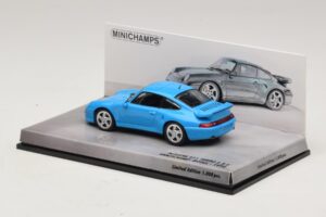 Porsche 911 996 Turbo S 3.6 Jubilejna Izdaja Moder Minichamps 1:43 436069270 Kovina – slika 3 od 5