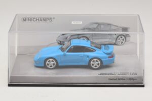Porsche 911 996 Turbo S 3.6 Jubilejna Izdaja Moder Minichamps 1:43 436069270 Kovina – slika 4 od 5