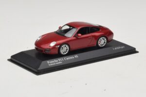 Porsche 911 997 Carrera 4S Red Metallic Minichamps 1:43 400066422 Kovina – slika 2 od 4