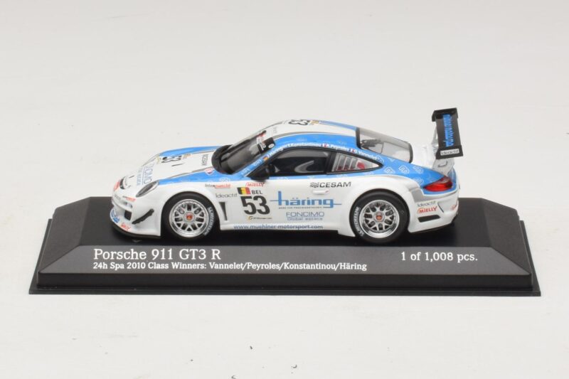 Porsche 911 997 GT3 R #53 Vannelet / Pyroles Class Winners 24 Hours of Spa 2010 Minichamps 1:43 Porsche 911 997 GT3 R #53 Vannelet / Pyroles Class Winners 24 Hours of Spa 2010 Minichamps 1:43 400108953 Kovina