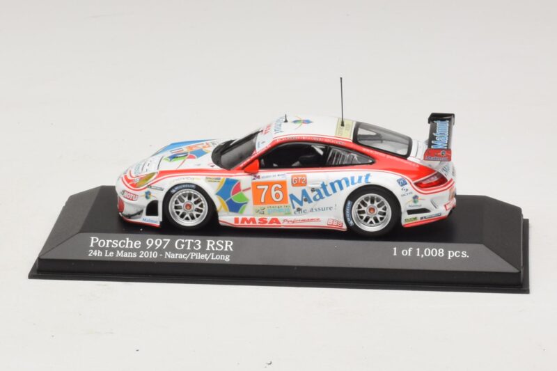 Porsche 911 997 GT3 RSR GT2 #76 R. Narac / J-K. Vernay / P. Pilet 24 Hours of Le Mans 2010 Minichamps 1:43 410106976 Kovina