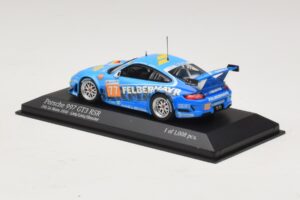 Porsche 911 997 GT3 RSR GT2 #77 M. Lieb / R. Lietz / W. Henzler 24 Hours of Le Mans 2010 Minichamps 1:43 410106977 Kovina – slika 3 od 4