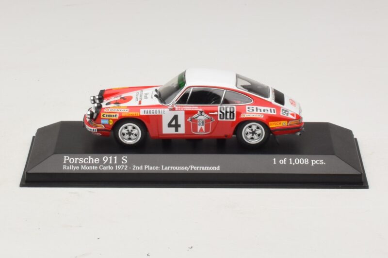 Porsche 911 S #4 G. Larrousse / J-C. Perramond 2nd Place Rally Monte Carlo 1972 Minichamps 1:43 Porsche 911 S #4 G. Larrousse / J-C. Perramond 2nd Place Rally Monte Carlo 1972 Minichamps 1:43 400726804 Kovina