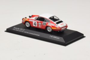 Porsche 911 S #4 G. Larrousse / J-C. Perramond 2nd Place Rally Monte Carlo 1972 Minichamps 1:43 400726804 Kovina – slika 3 od 4