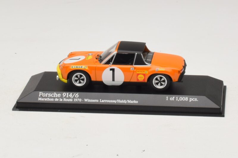 Porsche 914/6 #1 G. Larrousse / H. Marko Winners Marathon de la Route 1970 Minichamps 1:43 Porsche 914/6 #1 G. Larrousse / H. Marko Winners Marathon de la Route 1970 Minichamps 1:43 400706501 Kovina