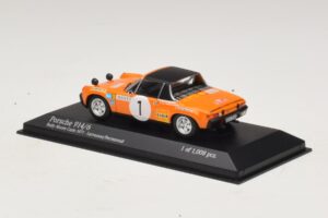 Porsche 914/6 #1 G. Larrousse / J-C. Perramond Rally Monte Carlo 1971 Minichamps 1:43 400716501 Kovina – slika 3 od 4
