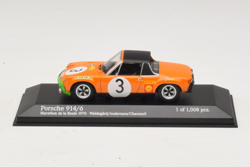 Porsche 914/6 #3 B. Waldegard / O. Andersson Marathon de la Route 1970 Minichamps 1:43 Porsche 914/6 #3 B. Waldegard / O. Andersson Marathon de la Route 1970 Minichamps 1:43 400706503 Kovina