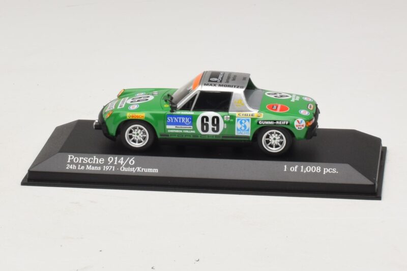 Porsche 914/6 Max Moritz Racing #69 Quist / Krumm 24 Hours of Le Mans 1971 Minichamps 1:43 400716569 Kovina