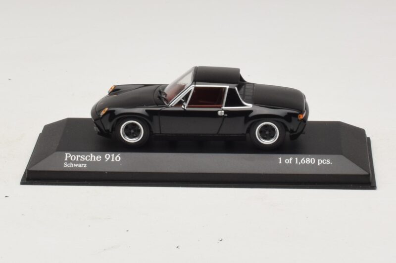 Porsche 916 Črn Minichamps 1:43 400066060 Kovina