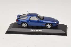 Porsche 928 Modra Metalik Maxichamps 1:43 940068101 Kovina
