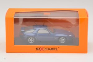 Porsche 928 Modra Metalik Maxichamps 1:43 940068101 Kovina – slika 4 od 4