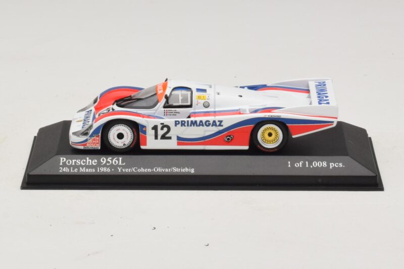 Porsche 956L #12 C. Yver / Cohen 24 Hours of Le Mans 1986 Minichamps 1:43 430866512 Kovina