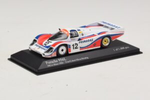 Porsche 956L #12 C. Yver / Cohen 24 Hours of Le Mans 1986 Minichamps 1:43 430866512 Kovina – slika 2 od 4