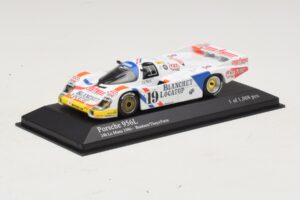 Porsche 956L #19 T. Boutsen / D. Theys 24 Hours of Le Mans 1986 Minichamps 1:43 430866519 Kovina – slika 2 od 4