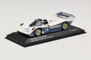 Porsche 962 IMSA #14 A. Holbert / D. Bell Mid-Ohio 500km 1986 Minichamps 1:43 400866514 Kovina – slika 2 od 4
