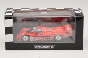 Porsche 962 IMSA #8 A.J. Foyt / B. Wollek 12 Hours of Sebring 1985 Minichamps 1:43 400856508 Kovina – slika 4 od 4