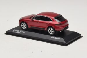 Porsche Macan 95B Rdeča Metalik Minichamps 1:43 410062600 Kovina – slika 3 od 4