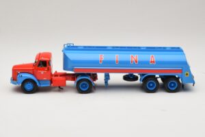 Scania L110S Tanksattelzug FINA Minichamps 1:43 499126970 Kovina – slika 3 od 6