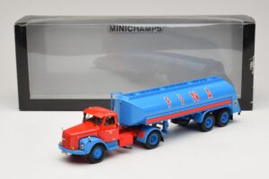 Scania L110S Tanksattelzug FINA Minichamps 1:43 499126970 Kovina – slika 6 od 6