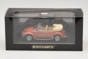 Volkswagen 1200 Kabriolet Hebmuller Rdeč Minichamps 1:43 430052032 Kovina – slika 4 od 4