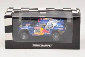 Volkswagen Race Touareg #103 B. Saby / R. Perin Winner Rally Por Las Pampas 2005 Nadomestna Škatla Minichamps 1:43 436055303- – slika 4 od 4